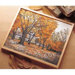 [VD001]オリムパス ししゅうキット 額ししゅう 秋深まる7108[RPT]