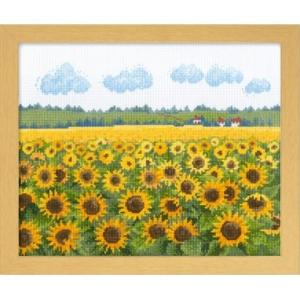 [VD001]オリムパス ししゅうキット 額ししゅう アンダルシアの夏（スペイン）7360[RPT]