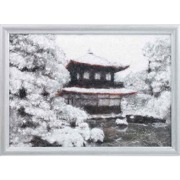 [VF001]メタリックヤーンで作るメタリックアート MA-5 銀閣寺[RPT]