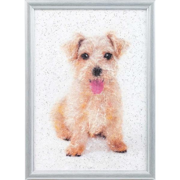 [VF001]メタリックヤーンで作るメタリックアート MA-7 イヌ[RPT]