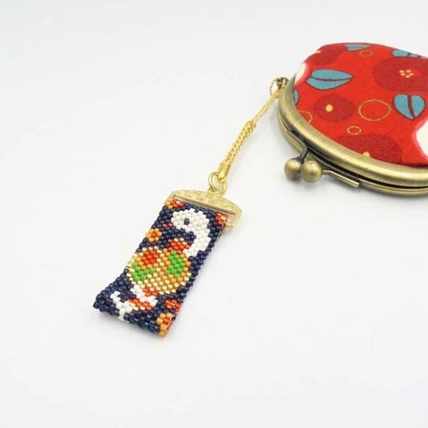 [VI001]ホビックス 2025干支(巳)【ビーズキット】打出のこづちと白へび根付け　PB-331...