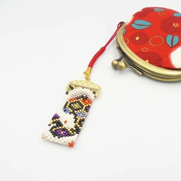 [VI001]ホビックス 2025干支(巳)【ビーズキット】財運到来白へび根付け PB-332[RP...