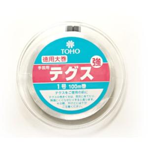 [AG001]TOHO徳用大巻テグス1号/強(6-100-11)　100m巻[RPT]