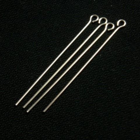 [IA003]Silver925製パーツ 9ピン0.7x38mm（4本）[RPT]