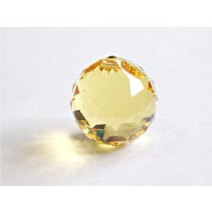 [DA200]スワロフスキー#8558 ボール型 20mmライトトパーズ[RPT]