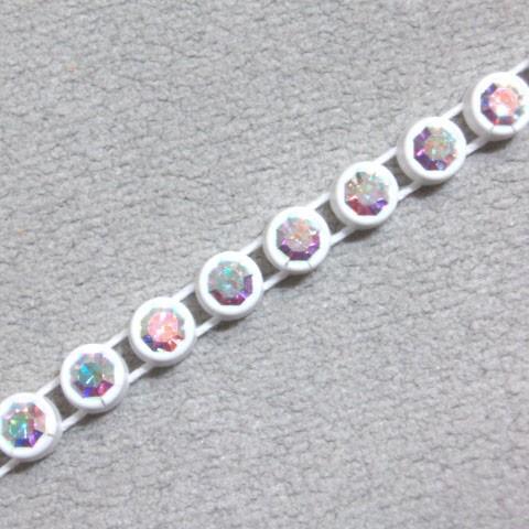 [DD001]スワロフスキートリミング OKTANT 1本線 4mm（#101/001）クリスタルA...