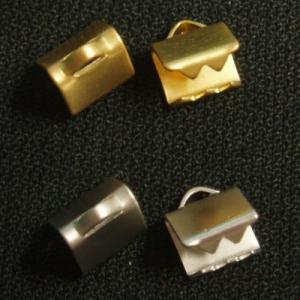 [AF002]TOHO α569 チョーカー・リボン止めワニグチ金具つや消し(6mm)　2ケ入[RP...