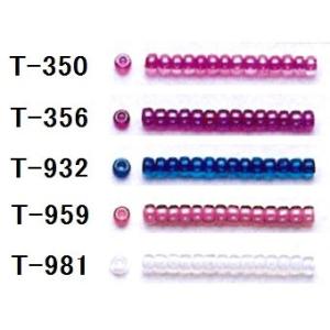 [AB001]TOHOシードビーズ 丸小/丸大 バラパック（約7g入）【20％OFF】《着色ラスター...