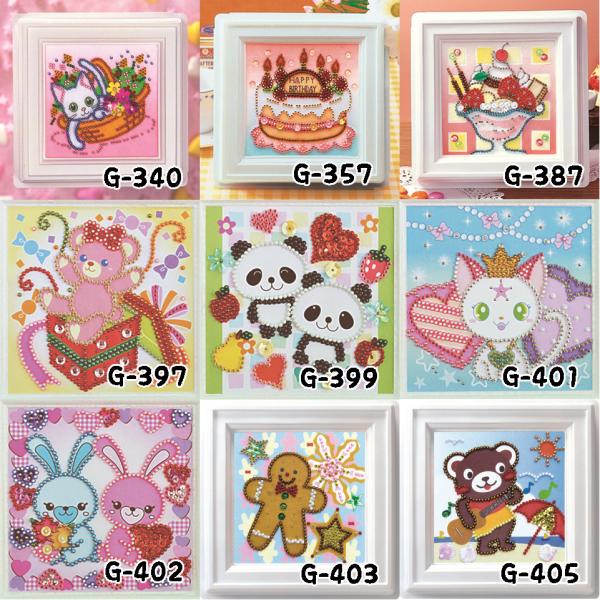 [AD018]TOHOビーズキット ミニプッシュ 額付き　【簡単　子供　小学生　手芸】[RPT]