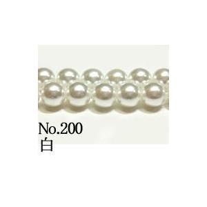 [AC001]TOHO(トーホー)　パールビーズ 白(No.200)[RPT]