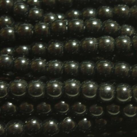 [AC002]TOHOパールビーズ(業務用) 黒(No.204) 2mm 60インチ(約770粒)[...