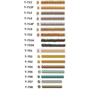 [AB005]TOHOシードビーズ ロイヤルビーズ丸小 【20％OFF】バラパック（約7g・670粒...