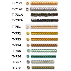 [AB006]TOHOシードビーズ ロイヤルビーズ丸大【20％OFF】 バラパック（約7g・250粒...