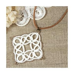 [AD017]TOHO はじめてのビーズタティングキット 四角いレースのネックレス TG-4[RPT...