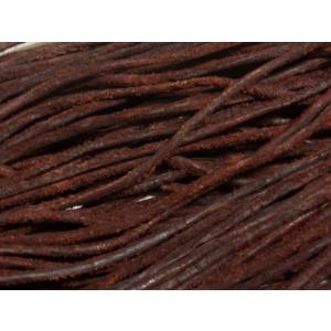 [AZ002]高級本革(スエード皮ひも)2mm 1mあたり【皮紐／革紐／レザーコード】[RPT]