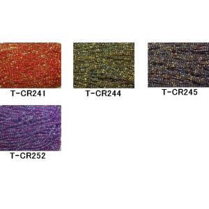 [AA999]【大口割引・卸価格販売】TOHO糸通しスリーカットビーズ《着色オーロラ》 60m分(約...