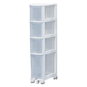 IRISOHYAMA アイリスオーヤマ キッチンチェスト ホワイト/クリア 031