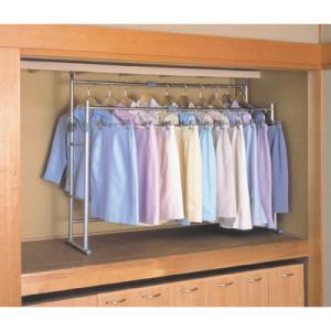 山善(YAMAZEN) 押し入れ ハンガーラック 【全体耐荷重60kg】 伸縮 (幅