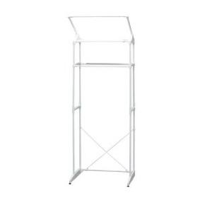 IRISOHYAMA アイリスオーヤマ ハンガーバー付ランドリーラック ホワイト 665〜950×5...