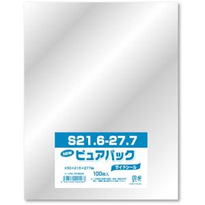 シモジマ(shimojima) OPP袋　ピュアパック　S　21.6-27.7（角3サイズ）　100枚 006798248 1パック(100枚入)｜ecj