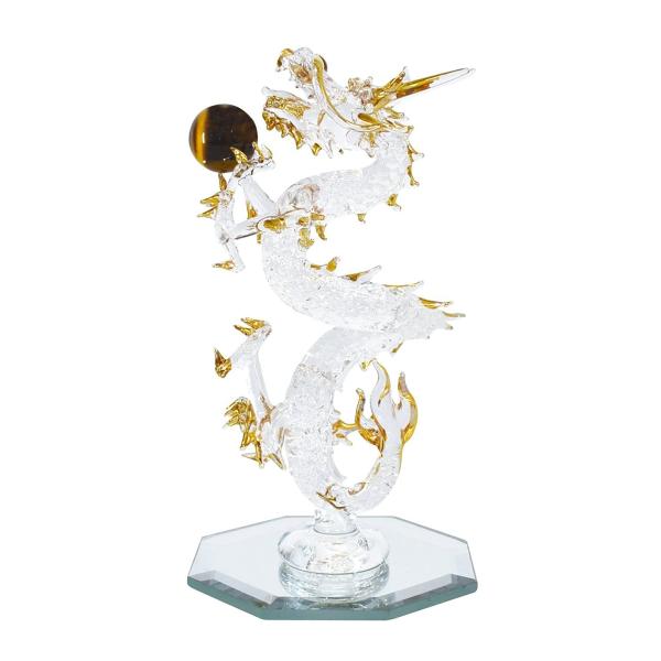 フォーカート 手作りガラス細工 風水 開運 縁起 金運 昇龍