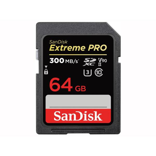 サンディスク エクストリーム プロ SDXC UHS-IIカード64GB(SDSDXDK-064G-...