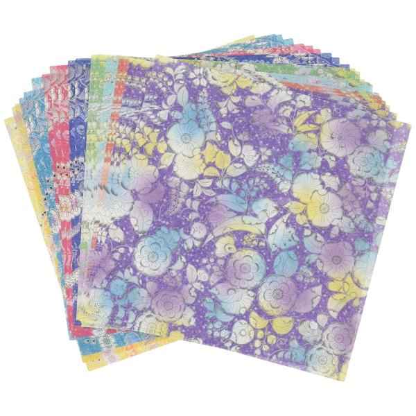 カミイソ産商 和紙千代紙 華 Hana Momoyama- Tsujiga flower