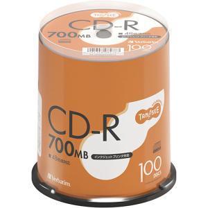 VERBATIM SR80FP100T2 データ用CD-R 700MB 48倍速 スピンドルケース入...