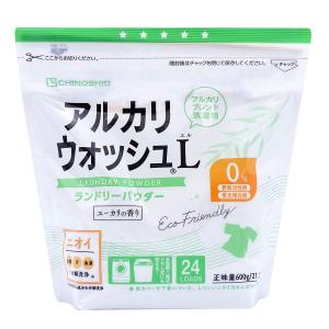 地の塩社 アルカリウォッシュ ランドリーパウダー 洗濯用 洗浄剤 香料タイプ 600g｜ecj