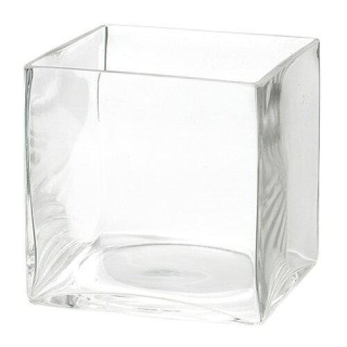 松野工業 松野ホビー ガラス 容器 四角 おしゃれ キューブ フラワーベース H12×W12×D12...