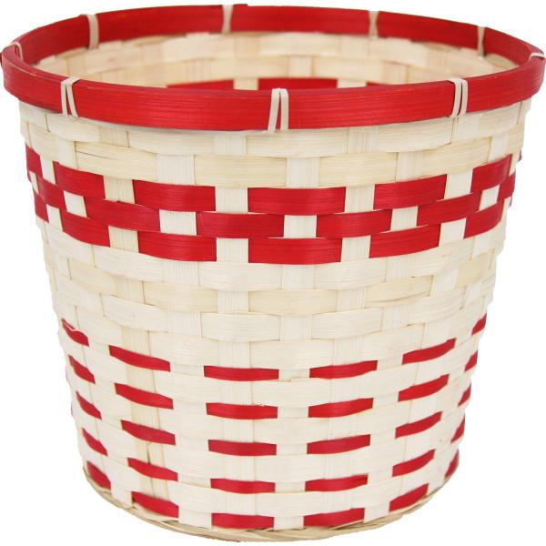 大橋新治商店 かご ハンドメイド バスケット プラムプランター 6号 25-036