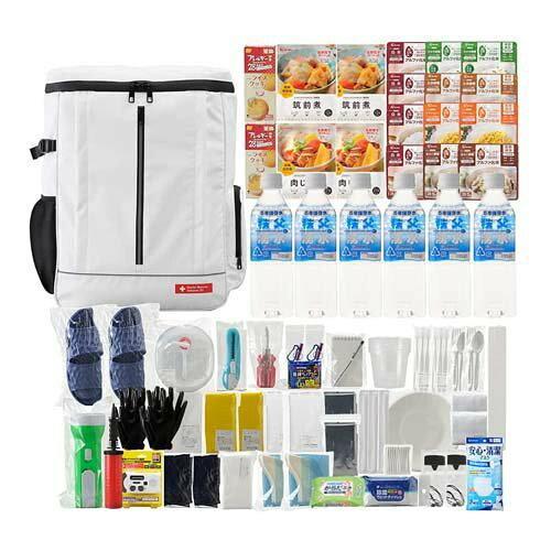 IRISOHYAMA アイリスオーヤマ 防災セット 食品付き 2人用 67点 NBS2-67 簡易ト...