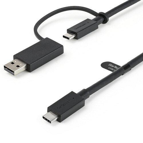 StarTech.com USB Type-C ケーブル/1m/USB-C - USB-A変換アダプ...