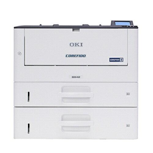 OKI 沖電気 B842DNT COREFIDO2 モノクロLEDプリンター トナー 1200×12...