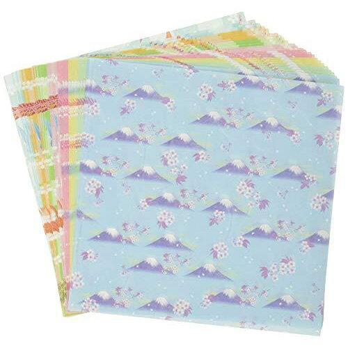 カミイソ産商 kimono美 和紙千代紙 遊(富士山・折鶴) (和紙千代紙No.2009) 入数:1...