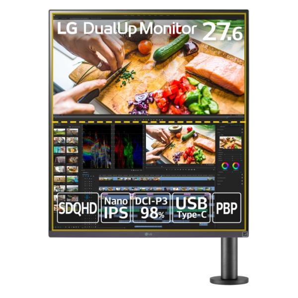 LG LG電子 27.6型 2560×2880 Nano IPS USB Type-C 液晶ディスプ...