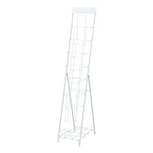 山善(YAMAZEN) パンフレットスタンド 1列 マットホワイト DPS-71(MWH)