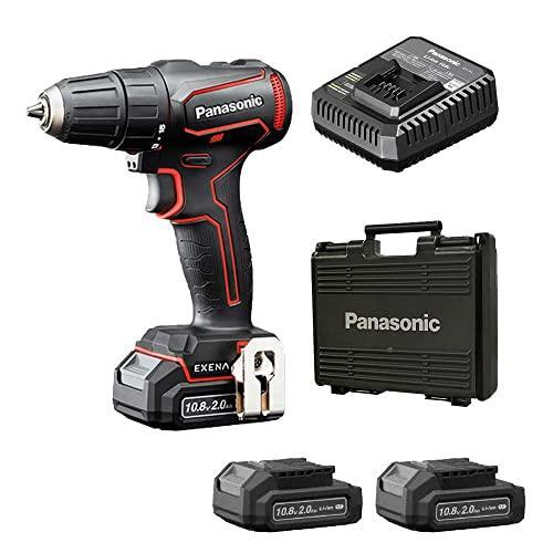 パナソニック 充電ドリルドライバー EZ1D31 チャックタイプ 10.8V 2.0Ah電池パック×...