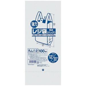 ジャパックス RJJ-08レジ袋レギュラー西日本25号100枚 入数:20｜ecj