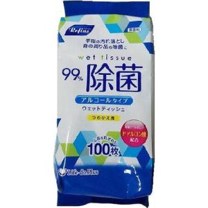 ライフ堂 LD-103リファインアルコール除菌詰替100枚｜ecj