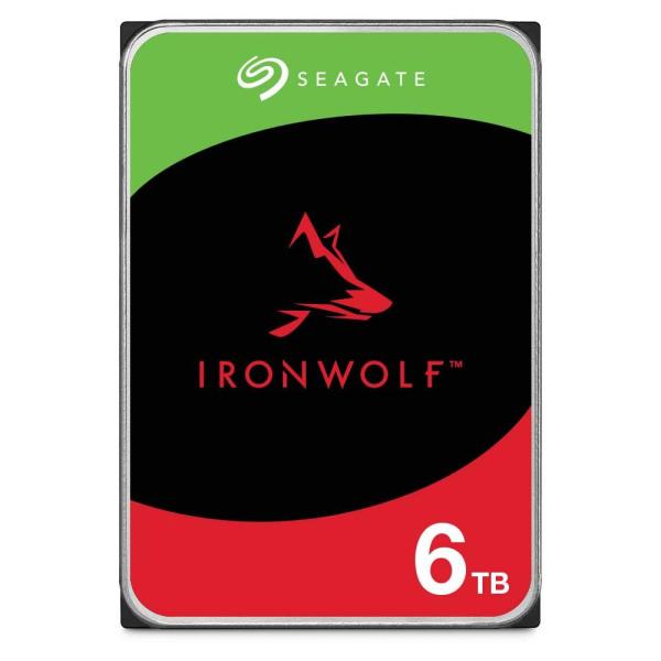 SEAGATE Ironwolf(NAS HDD) 3.5inch SATA 6GB/s 6TB 5...