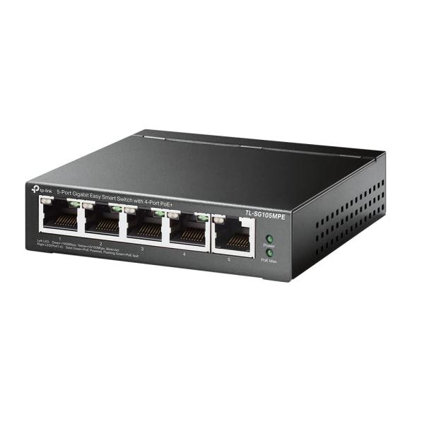 TP-LINK 5-Port Gigabit Easy Smart PoE/PoE+ Switch(...