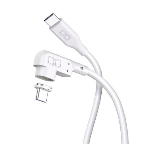 納品先に法人名必須 L字型マグネットシリコンケーブルCtoC 100W 1m(CIO-SLLMG-C...