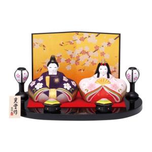 中外陶園 錦彩風雅桜親王雛 (Y2535)