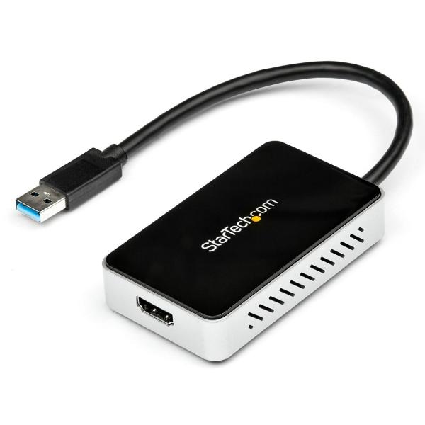 スターテック USB 3.0-HDMI変換アダプタ(USBポート X1付き)