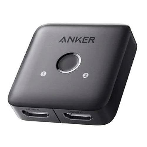 ANKER アンカー A83H10A1 HDMI切替器(2-in-1 Out、4K HDMI) グレ...