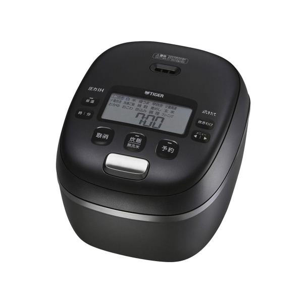 TIGER タイガー魔法瓶 圧力IHジャー炊飯器 ご泡火炊き 5.5合 マットブラック (JRI-A...