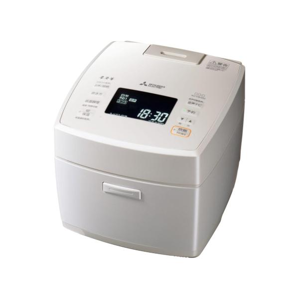 MITSUBISHI 三菱電機 NJ-VW10G-W 三菱IHジャー炊飯器 本炭釜 5.5合 白真珠...