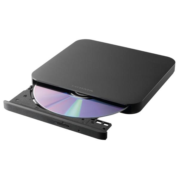 IODATA アイオーデータ ポータブルDVDドライブ ブラック(DVRP-US8SK/H)
