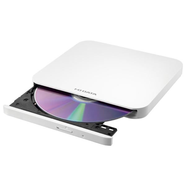 IODATA アイオーデータ ポータブルDVDドライブ ホワイト(DVRP-US8SW/H)